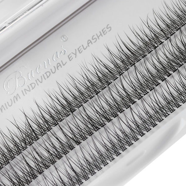 Natural Fake Eye Lashes 60pcs C Curl